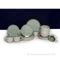 Conjuntos de Stoneware personalizado Conjuntos de porcelana de estilo popular cerâmico